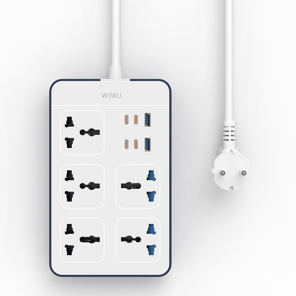 Wiwu Wi-S006 20W GaN Tech Power Strip 11 in 1 Çoklu Priz Wiwu Wi-S006 20W GaN Tech Power Strip 11 in 1 Çoklu Priz